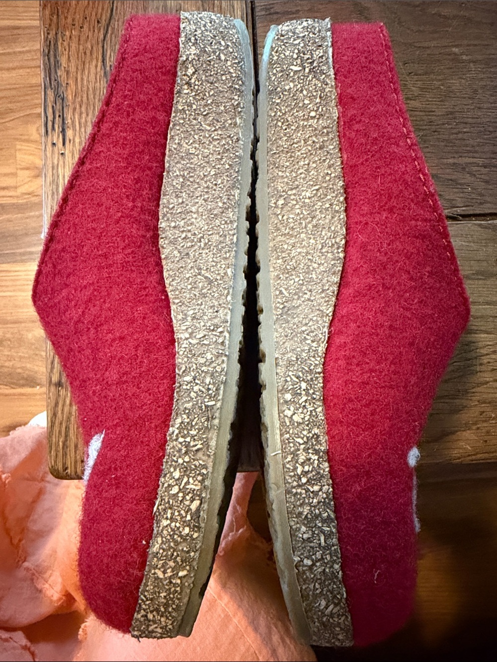 HAFLINGER Women's Grizzly Lovely Wool Clogs - EUC Sz 39 (USA 8.5) - Picture 8 of 14